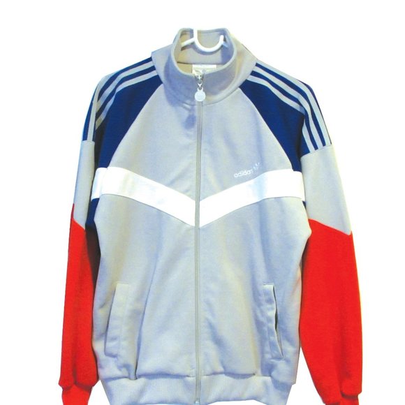 adidas gray track jacket